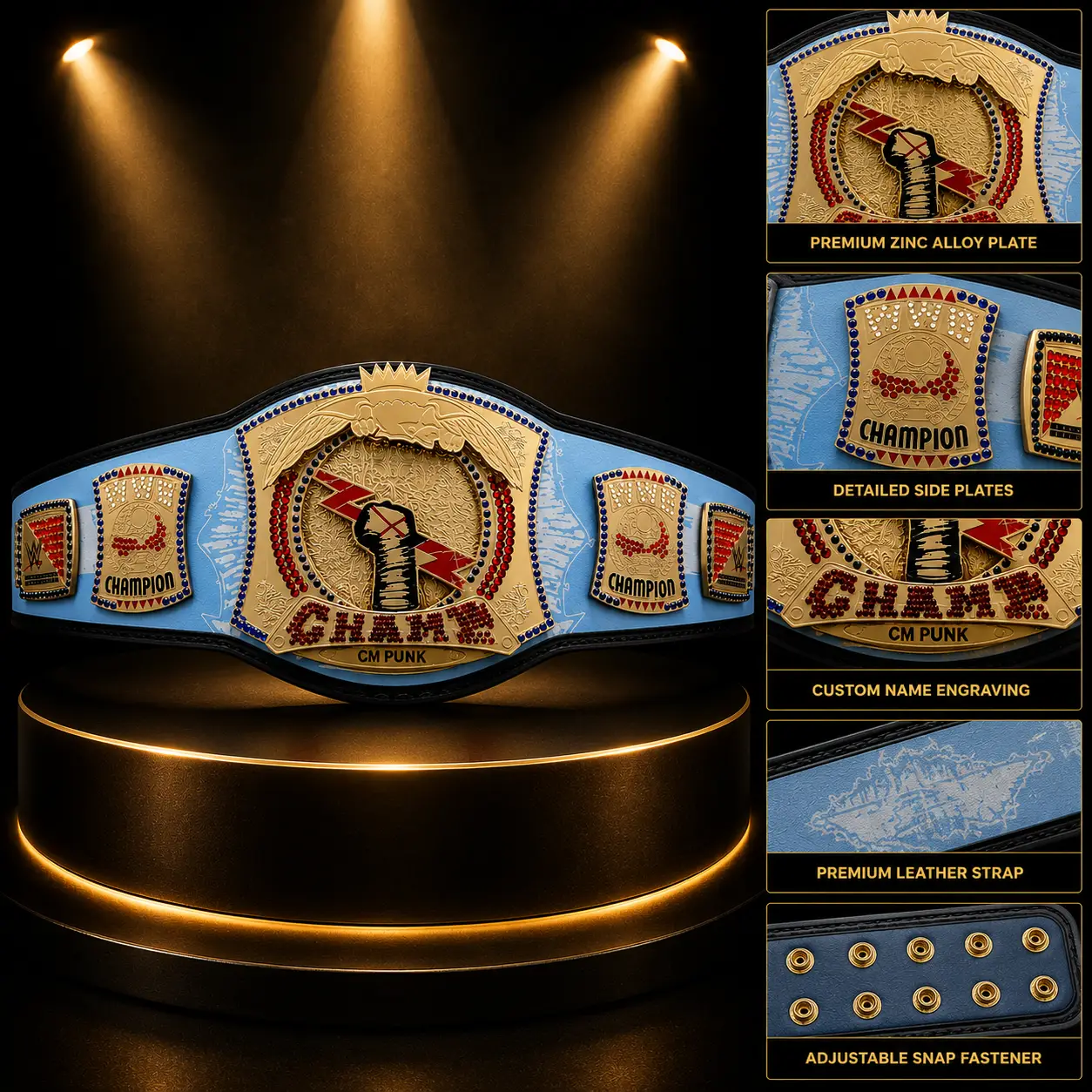 CM Punk Spinner Belt - Image 2